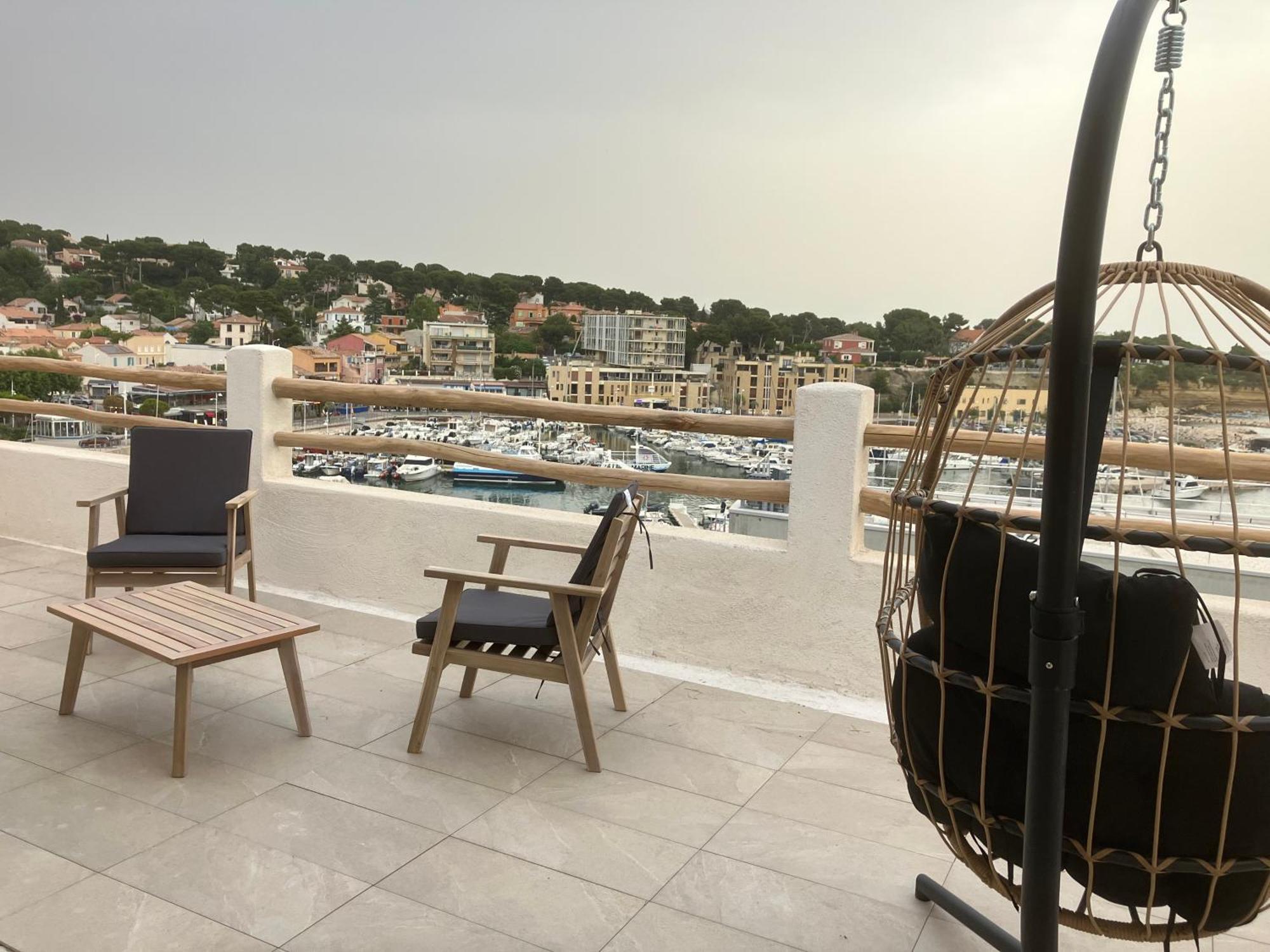T2 Vue Sur Le Port Jacuzzi Terrasse Et Parking Apartment Carry-le-Rouet Exterior foto